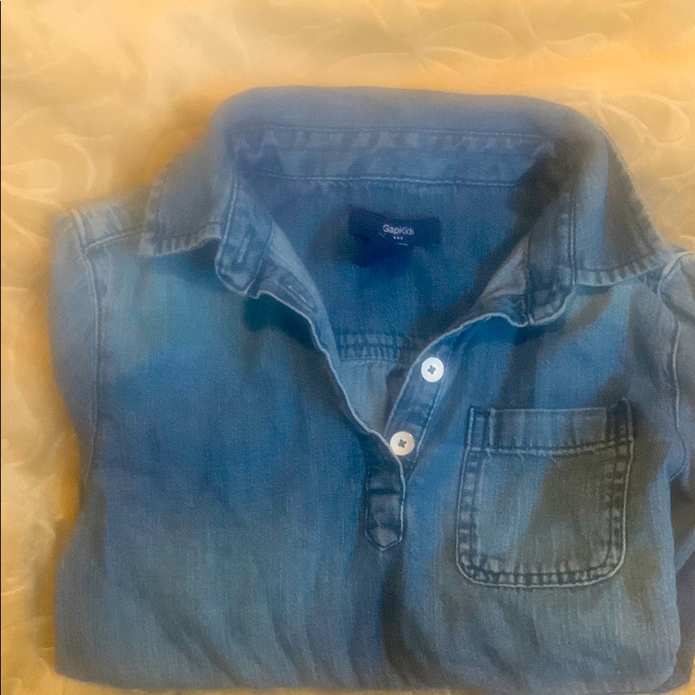 Gap Blue Denim Shirt